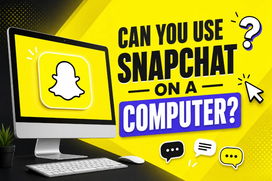 can you use snapchat on a computer